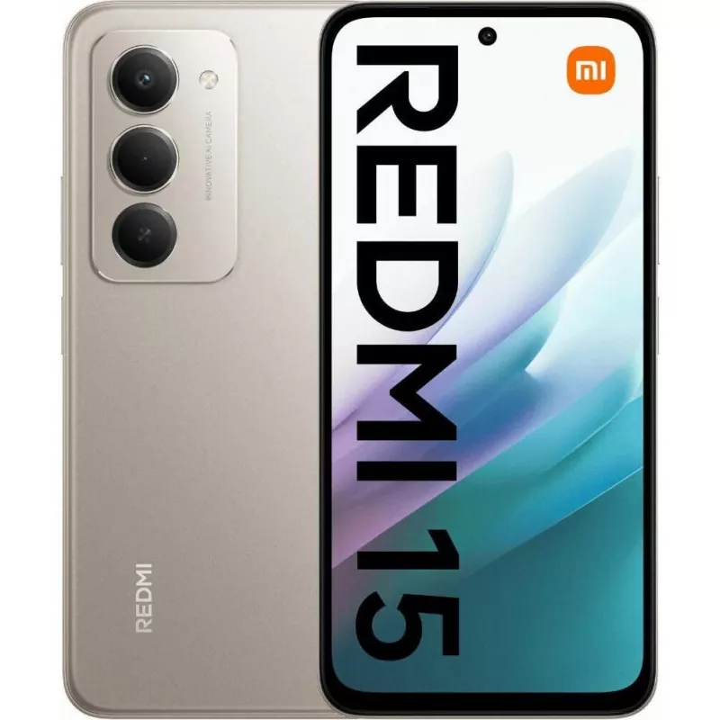 Xiaomi Redmi 15 4G Smartphone, 6 GB/128 GB, 6,9 Zoll, Titan Grey