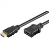 Goobay 76272 High-Speed HDMI 2.1 Verlängerungskabel mit Ethernet, 8K @ 60 Hz, HDMI-Stecker auf HDMI-Buchse, 3 m