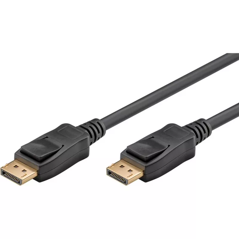 DisplayPort-Kabel WENTRONIC 20-polig, 2 m – digitale High-Speed-Videoverbindung