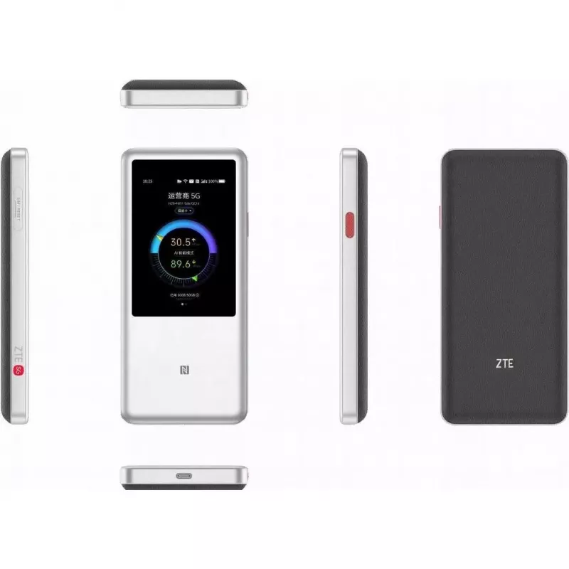 ZTE U60 (MU5251D) 5G mobiler Hotspot-Router, Wi-Fi 7, Weiß
