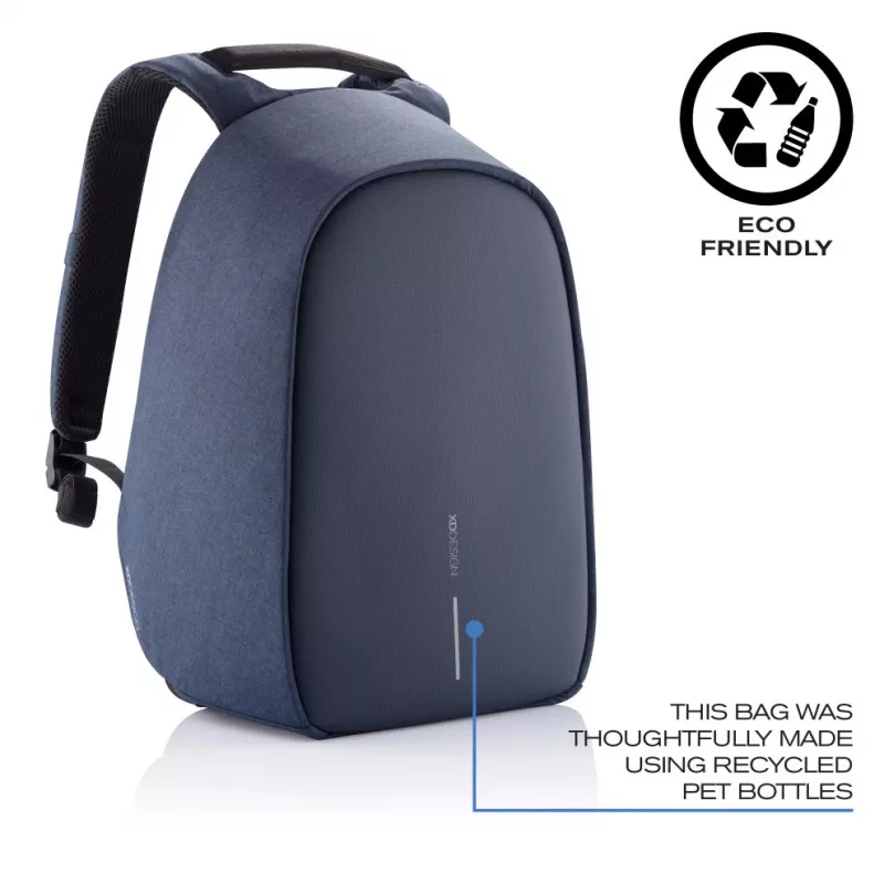 XD Design Bobby Hero XL P705.711 Anti-Diebstahl-Rucksack, 17-Zoll-Laptop, 12,9-Zoll-Tablet, USB-Ladeanschluss, 20 l, Schwarz