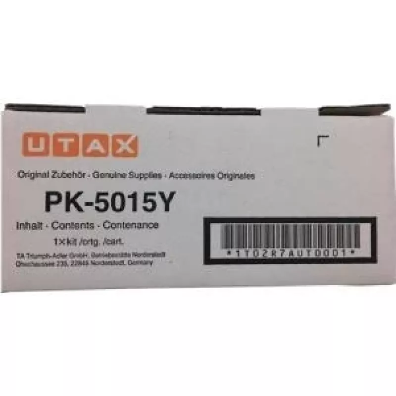 Utax 1T02R7AUT0 PK-5015Y Tonerkartusche für P-C2650DW/P-C2655W, 3000 Seiten, Gelb