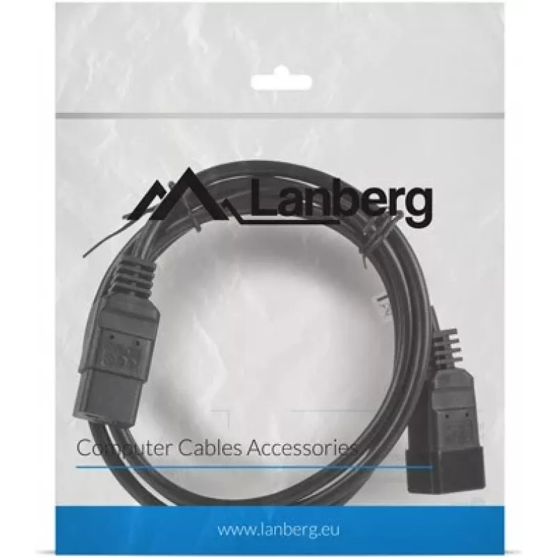 Netzkabel Lanberg CA-C13E-10CC-0018-BK Schwarz 1,8 m