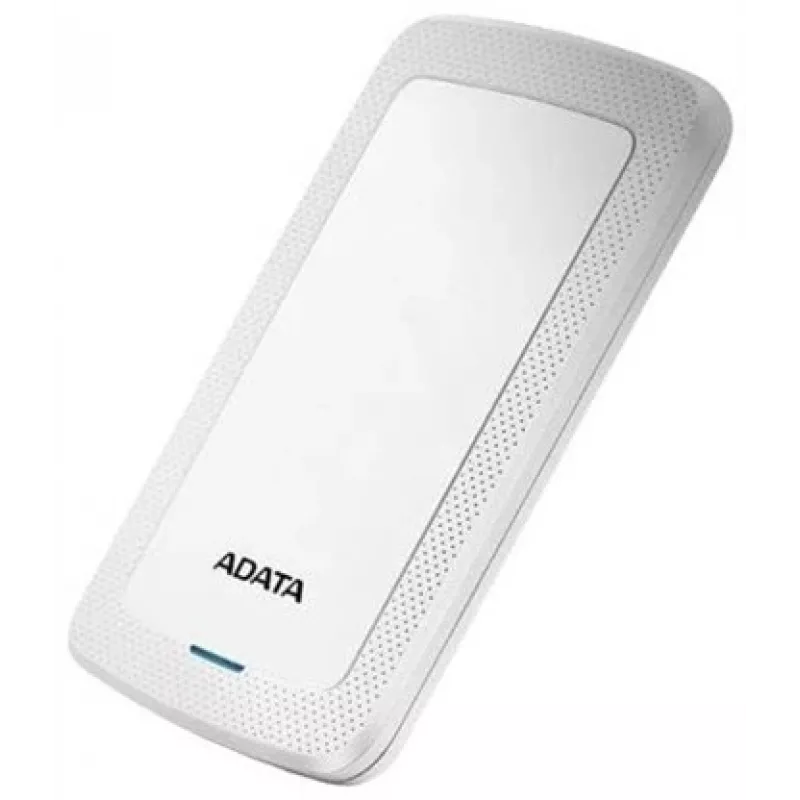 ADATA HV300 - Festplatte - 2 TB - extern (tragbar) - USB 3.1 - 256-Bit-AES - Weiß