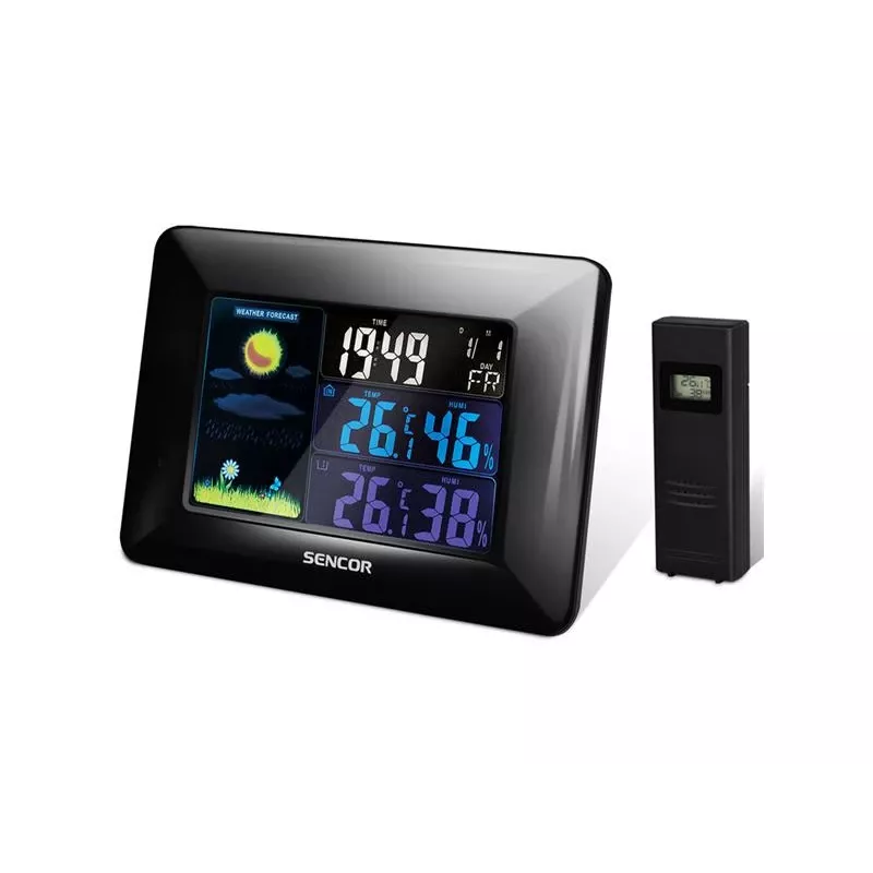 Sencor SWS 4250 Wetterstation mit Funksensor, Farb-LCD