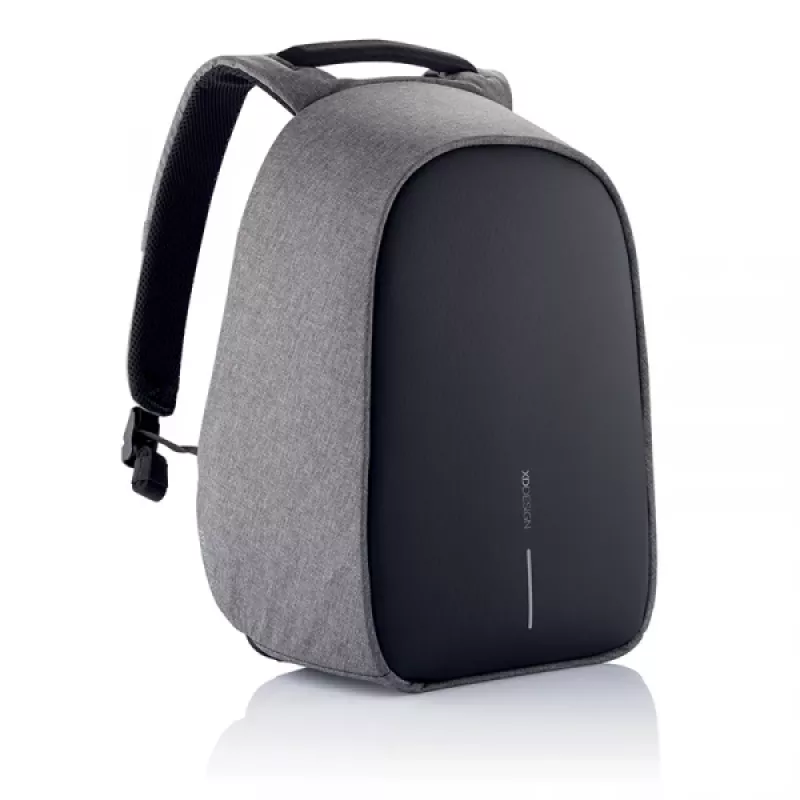 XD Design Bobby Hero Regular P705.292 Anti-Diebstahl-Rucksack, 15,6-Zoll-Laptop, 12,9-Zoll-Tablet, 16 l, USB-Ladeanschluss, RFID-Tasche, Grau