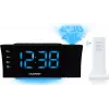 Blaupunkt CRP81USB Radiowecker mit Projektion und USB-Ladefunktion, Schwarz