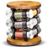 Lamart LT7051 Gewürzglas-Set aus Glas, 12-teilig, mit Ständer