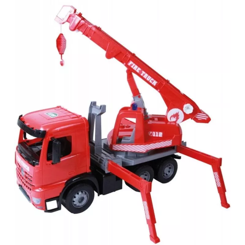 Mechanischer Spielzeug-Kranwagen Lena 02175EC, 70 cm, einzelner brauner Wagen