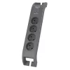 Philips SPN3140A/60 Überspannungsschutz-Steckdosenleiste, 4 Steckdosen, 2 m