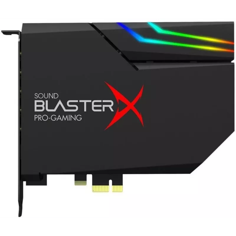 Creative Sound BlasterX AE-5 Plus Black PCI-e RGB Gaming Sound Card