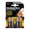 Duracell Basic AA/LR6 Alkaline-Batterien, 4 Stück