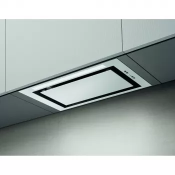 Elica LANE-60-WH 52 cm White Lane Canopy Hood mit 3 Geschwindigkeitsstufen + 1 Booster-Powerstufe und LED-L