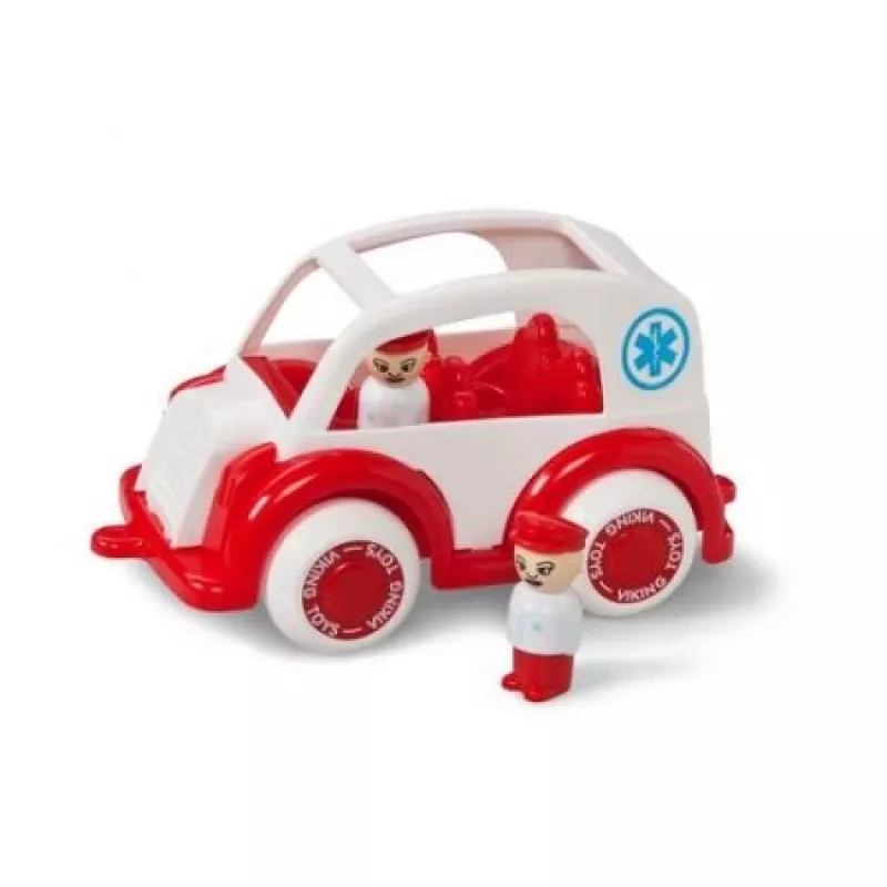 Fahrzeug Jumbo Krankenwagen mit Figuren Viking Toys