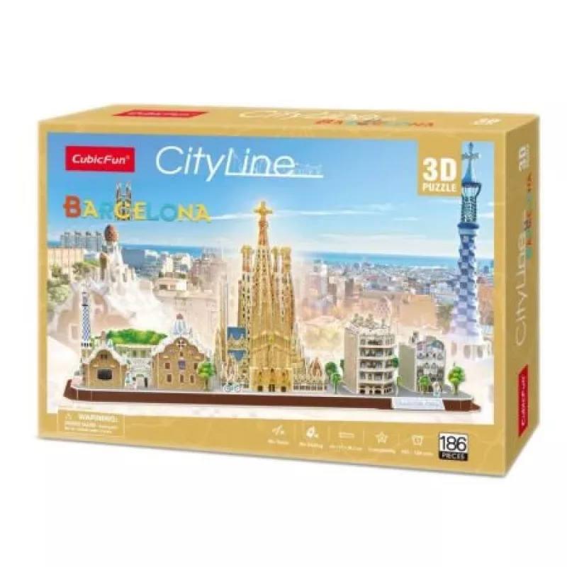 3D Puzzle - Barcelona - Schwierigkeitsgrad: 4/8