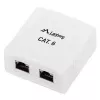Lanberg OS6-0002-W Aufputzdose, 2x RJ45 Cat.6, Weiß