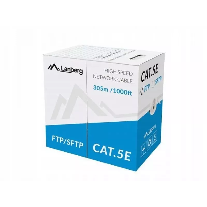 Lanberg LCF5-10CC-0305-S Netzwerkkabel Grau 305 M Cat5 F/UTP (FTP)