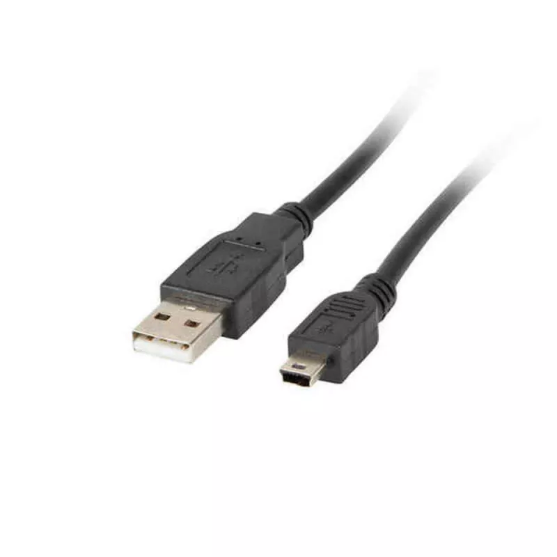 USB 2.0 Kabel Mini AM-BM5P 1,8 m schwarz