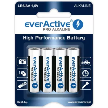 everActive Einwegbatterie Alkaline AA 1,5 V LR64BLPA 4er-Pack