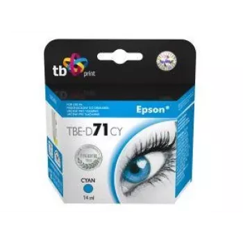 Tintenpatrone TB kompatibel mit Epson T0712 Cyan