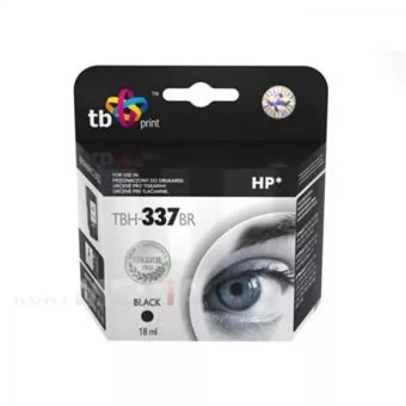 TB wiederaufbereitete Tintenpatrone für HP DeskJet 5940 (HP 337), Schwarz (TBH-337BR)