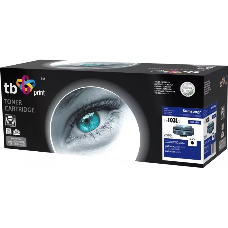 TB TS-103LN Toner für Samsung ML-2950 (MLT-D103L), schwarz, XL, 2.500 Seiten