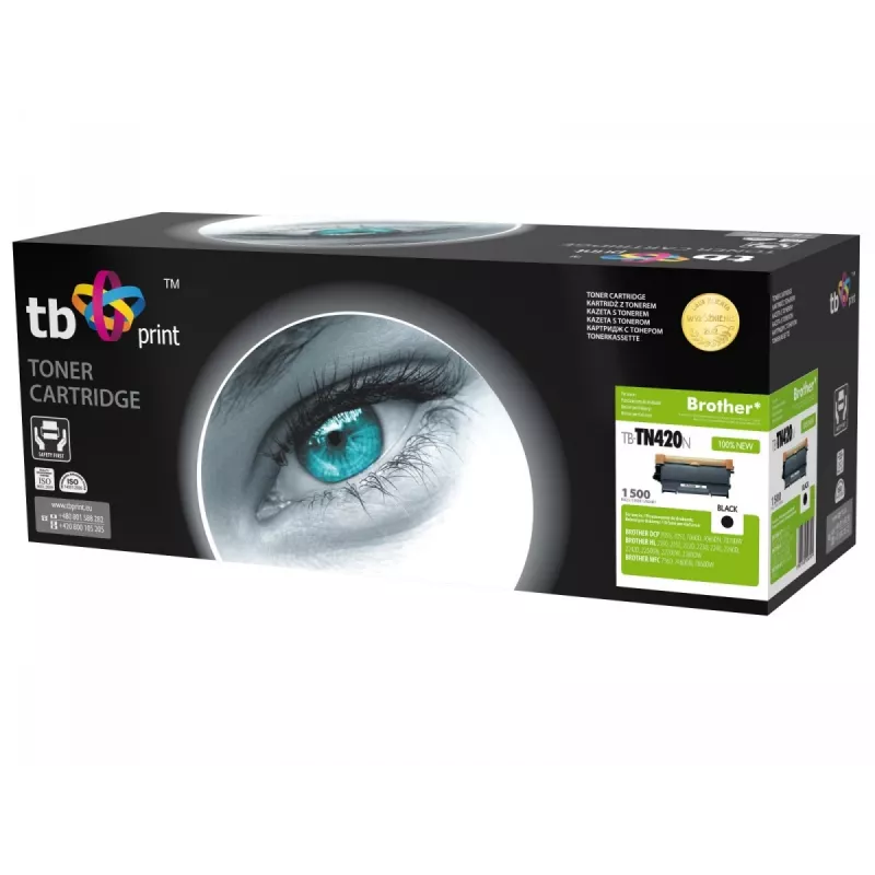 Tonerkartusche für Brother TN420 zu 100 % neu TB-TN420N