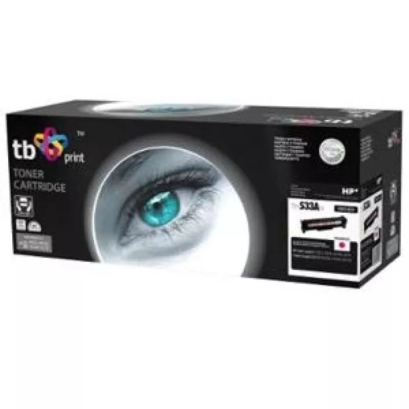 Toner TB kompatibel mit HP CC533A, 100 % neu, Magenta