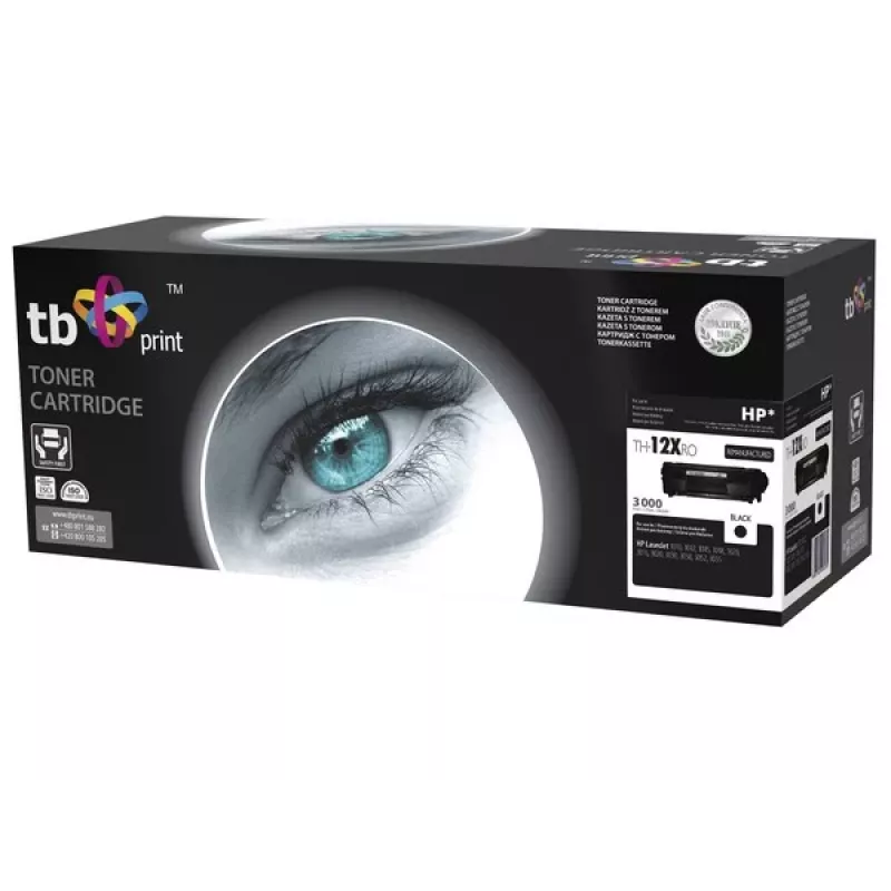 Toner TB kompatibel mit HP Q2612X Schwarz, 3000, ref