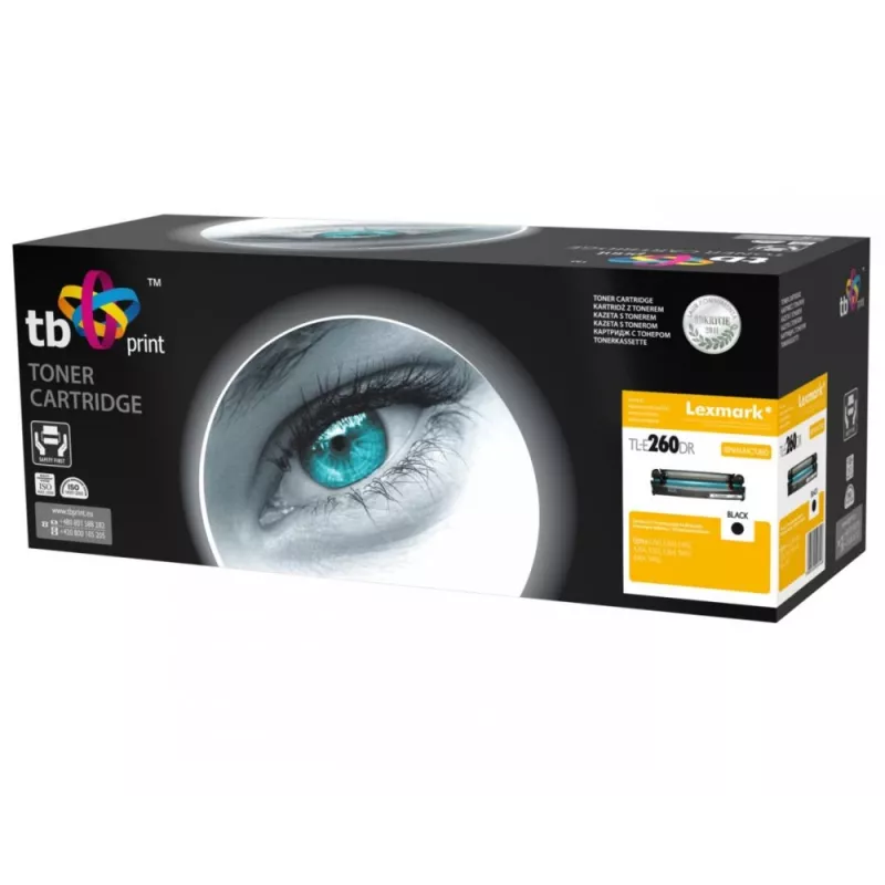 TB Print TL-E260DR Trommel, wiederaufbereitet, für Lexmark E260, Schwarz, 30.000 Seiten