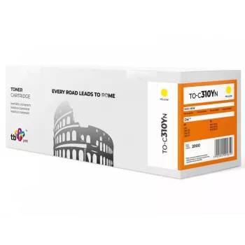 Toner für OKI C310 TO-C310YN Gelb 100% neu