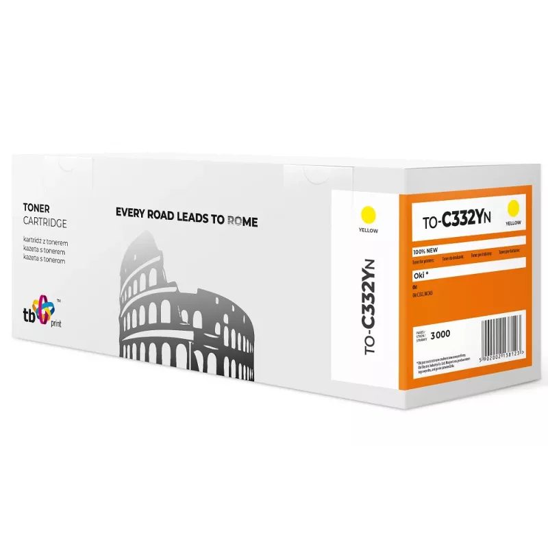 Toner TB kompatibel mit OKI C332 to-C332YN YE