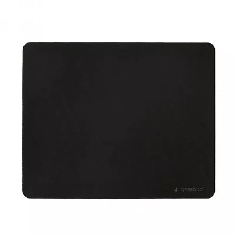 Gembird MP-S-BK Mauspad, Stoff/SBR-Gummi, 220 x 180 mm, schwarz
