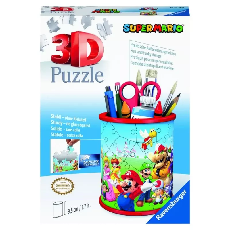 3D Puzzle Ravensburger Super Mario Stiftehalter 54 Teile