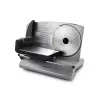 Esperanza Mortadella EKM018K elektrische Aufschnittmaschine, 150 W, max. Schnittstärke 15 mm, Edelstahl, Silber