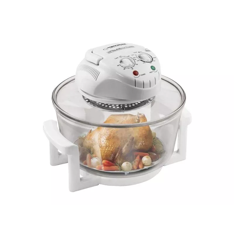 Halogenofen ESPERANZA EKO003 — 12 L, 1400 W, max. 250 °C, weiß