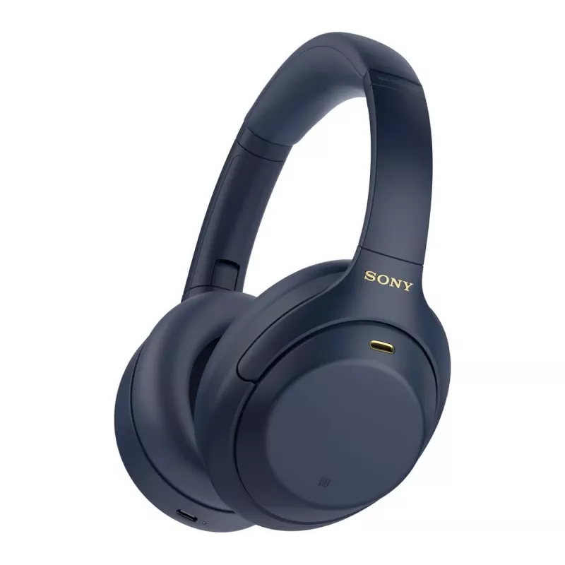 Kopfhörer Sony WH1000XM4L.CE7, circumaural, kabelgebunden & kabellos (Bluetooth, USB-C), blau, Kopfbügel-Trageweise