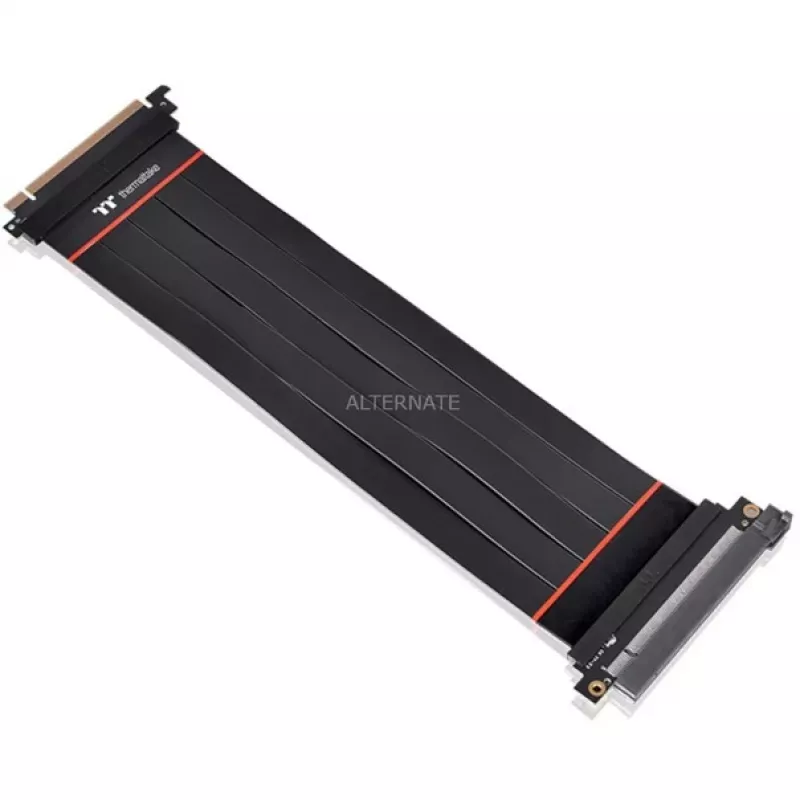 Thermaltake AC-058-CO1OTN-C1 PCIe-4.0-x16-Riser-Verlängerungskabel, 0,3 m, schwarz