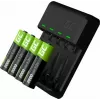Ladegerät Green Cell GC VitalCharger mit 4× AA 2000mAh NiMH-Akkus