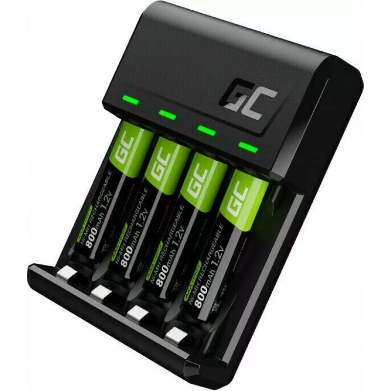 Universelles USB-Batterieladegerät Green Cell GRSETGC02