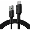 USB-Kabel Green Cell KABGC22 USB 2.0 1,2 m USB A USB C Schwarz