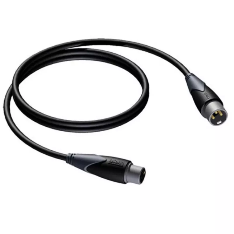 XLR-Stecker auf XLR-Buchse Kabel Procab 10 m — symmetrische Audioverbindung, Procab 1KPCL114