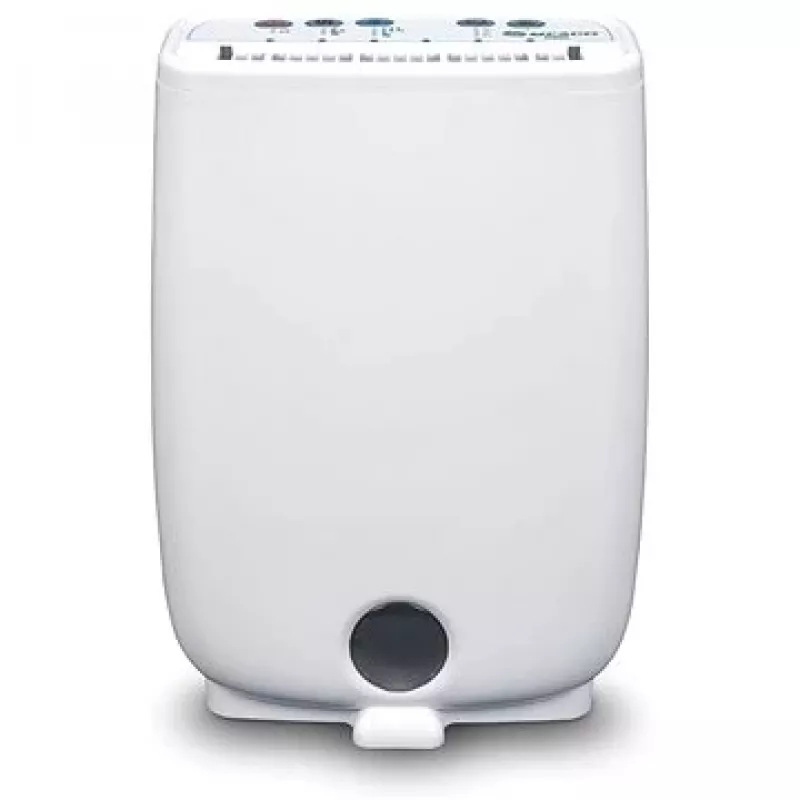 Luftentfeuchter Meaco DD8L Weiß Standgerät – kontinuierlicher Ablauf, energieeffizientes Trockenmittel-Design