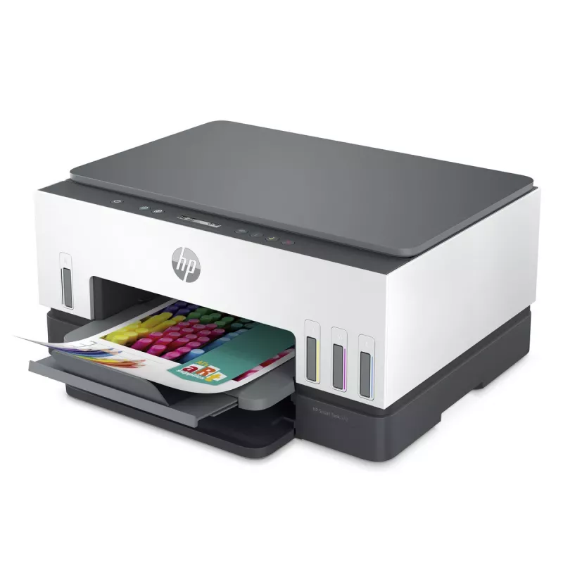 Multifunktionsdrucker HP Smart Tank 670 — Thermal Inkjet, Farbe, A4, Wi‑Fi/Bluetooth, Duplex, 4800x1200 DPI