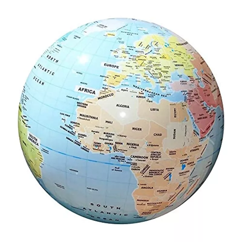 Globe Ball MG DYSTRYBUCJA Modell C009 — Politische Welt, 42 cm Durchmesser