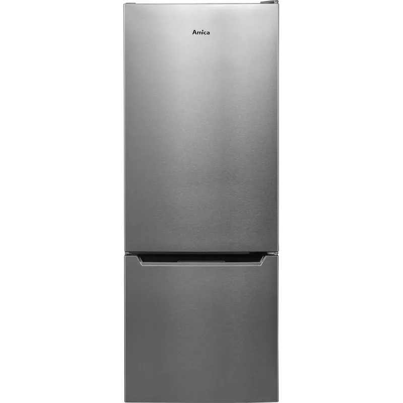 Amica FK244.4X(E) freistehende Kühl-Gefrier-Kombination, Gefrierfach unten, 153 l Kühlteil, 52 l Gefrierteil, FrostControl, Energieklasse E
