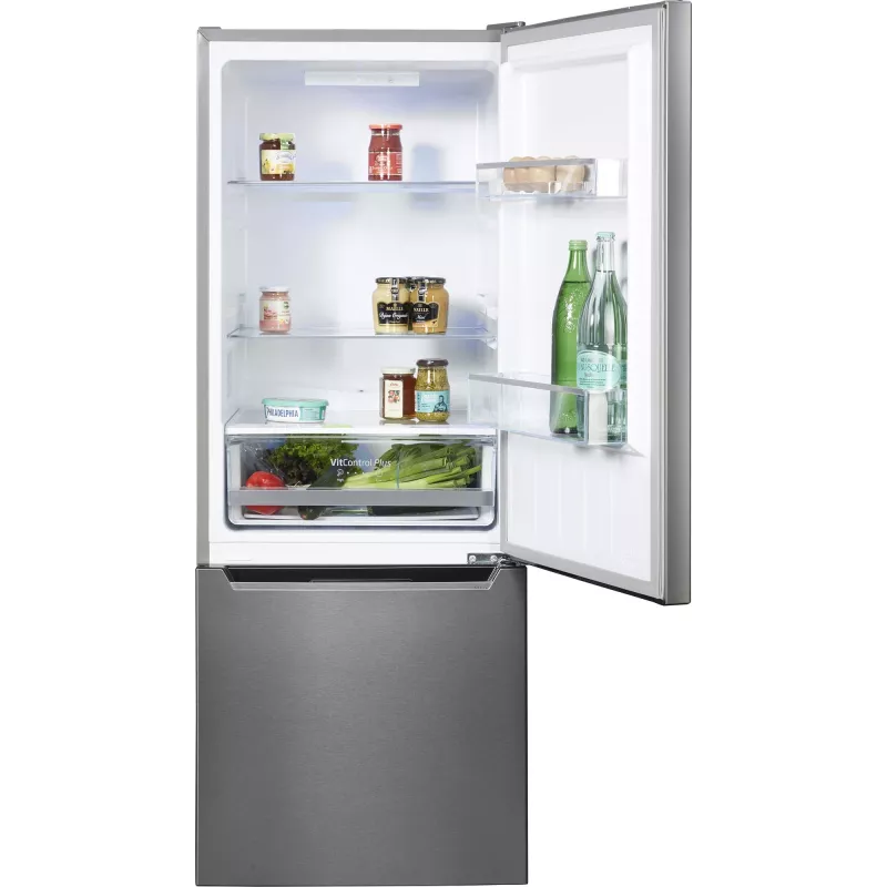 Amica FK244.4X(E) freistehende Kühl-Gefrier-Kombination, Gefrierfach unten, 153 l Kühlteil, 52 l Gefrierteil, FrostControl, Energieklasse E