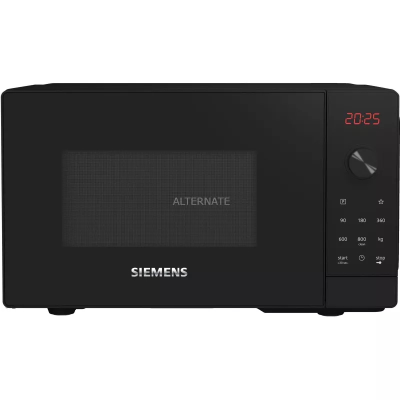 Siemens iQ300 FF023LMB2 Mikrowelle Schwarz Solo-Mikrowelle Tischgerät 20 L 800 W