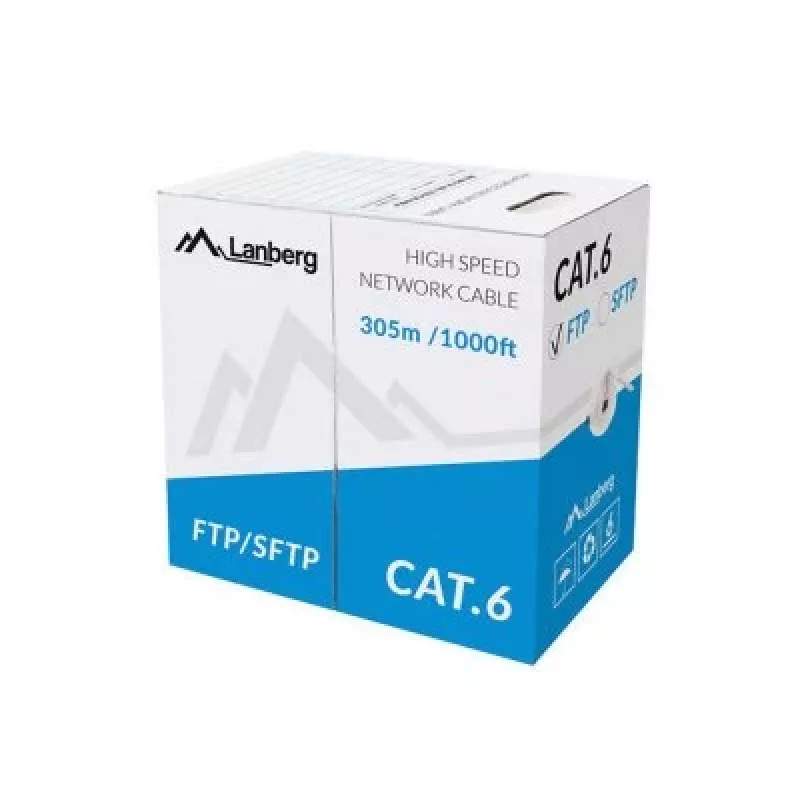Lanberg LCS6-11CU-0305-S Netzwerkkabel Grau 305 m Cat6 SF/UTP (S-FTP)