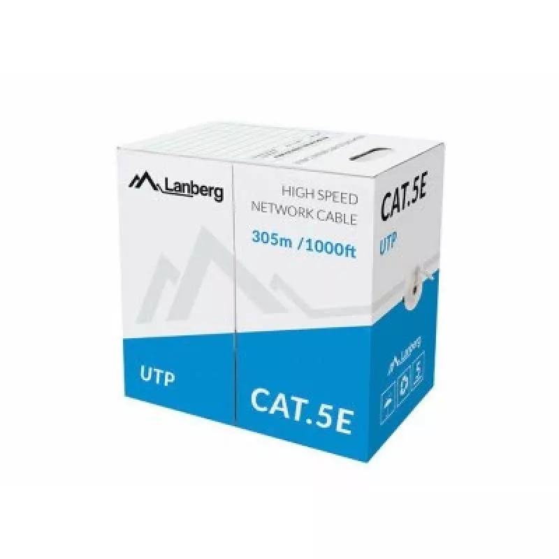 Netzwerkkabel Lanberg LCU5-10CC-0305-O U/UTP Cat5 305m Orange